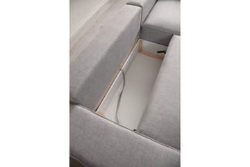 Munehiro Hörnbäddsoffa - Ljusgrå - Möbler - Vardagsrum - Bäddsoffor