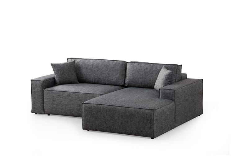 Munehiro Hörnbäddsoffa Mörkgrå - Möbler - Vardagsrum - Bäddsoffor - Hörnbäddsoffa