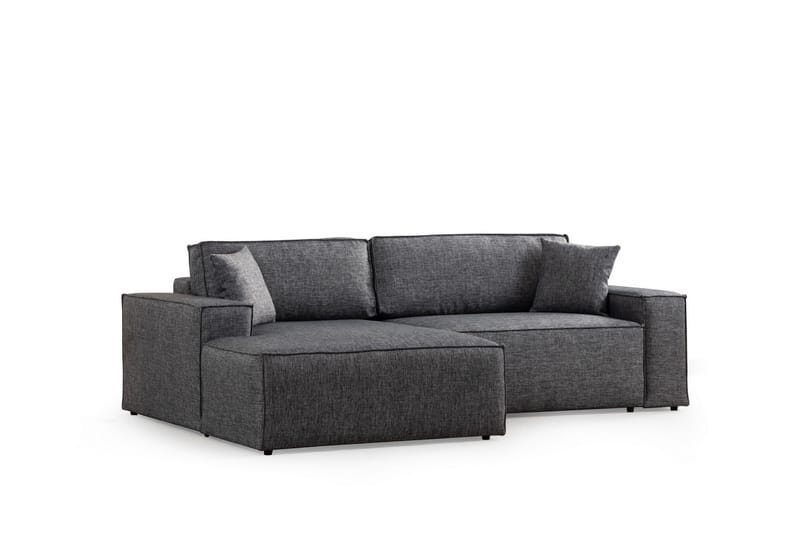 Munehiro Hörnbäddsoffa - Mörkgrå - Möbler - Vardagsrum - Bäddsoffor - Hörnbäddsoffa