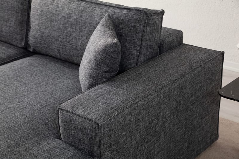 Munehiro Hörnbäddsoffa - Mörkgrå - Möbler - Vardagsrum - Bäddsoffor