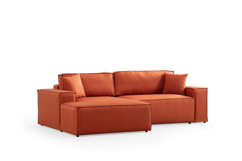 Munehiro Hörnbäddsoffa - Orange - Möbler - Vardagsrum - Bäddsoffor