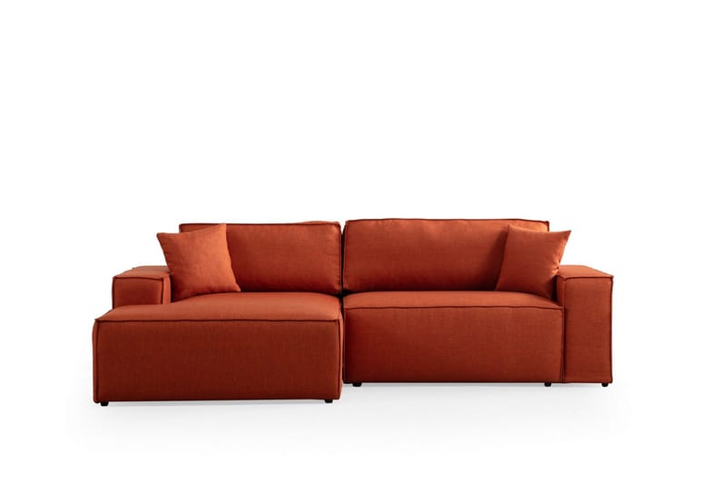 Munehiro Hörnbäddsoffa - Orange - Möbler - Vardagsrum - Bäddsoffor