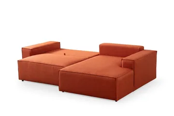 Munehiro Hörnbäddsoffa - Orange - Möbler - Vardagsrum - Bäddsoffor