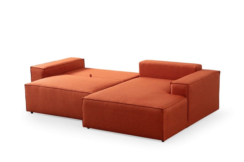 Munehiro Hörnbäddsoffa - Orange - Möbler - Vardagsrum - Bäddsoffor