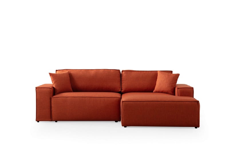 Munehiro Hörnbäddsoffa - Orange - Möbler - Vardagsrum - Bäddsoffor
