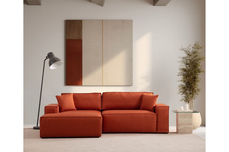 Munehiro Hörnbäddsoffa, Orange