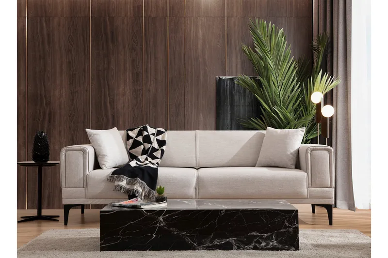 Naoko 3-sits Bäddsoffa - Beige - Möbler - Vardagsrum - Bäddsoffor