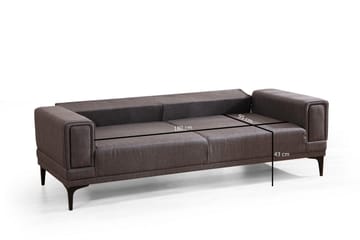 Naoko 3-sits Bäddsoffa - Mörkgrå - Möbler - Vardagsrum - Bäddsoffor