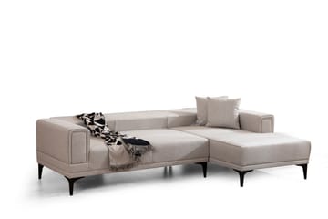 Naoko Bäddsoffa med divan - Beige - Möbler - Vardagsrum - Bäddsoffor