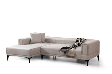 Naoko Bäddsoffa med divan - Beige - Möbler - Vardagsrum - Bäddsoffor