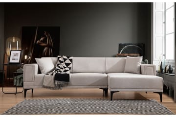 Naoko Bäddsoffa med divan - Beige - Möbler - Vardagsrum - Bäddsoffor