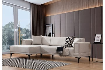Naoko Bäddsoffa med divan - Beige - Möbler - Vardagsrum - Bäddsoffor