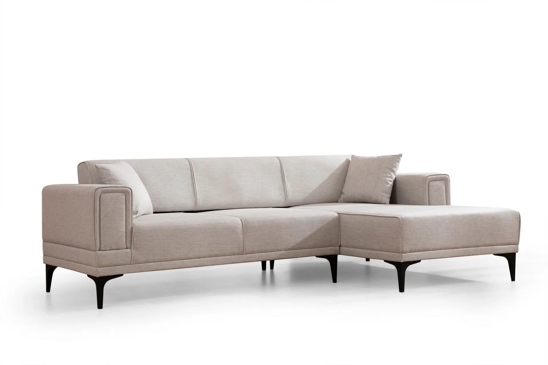 naoko bäddsoffa med divan beige -