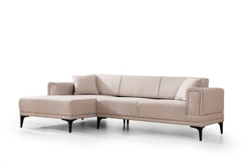 Naoko Bäddsoffa med divan Ljusbrun
