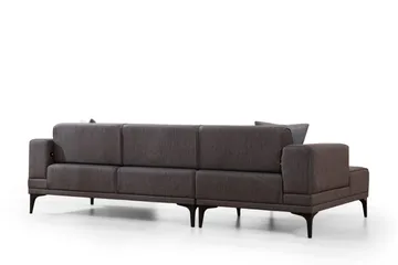 Naoko Bäddsoffa med divan - Mörkgrå - Möbler - Vardagsrum - Bäddsoffor