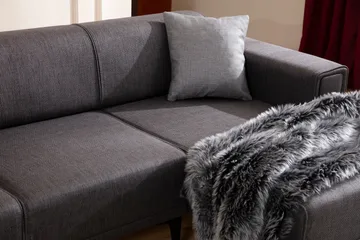 Naoko Bäddsoffa med divan - Mörkgrå - Möbler - Vardagsrum - Bäddsoffor