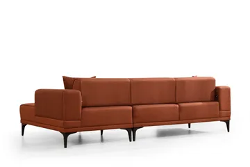 Naoko Bäddsoffa med divan - Röd - Möbler - Vardagsrum - Bäddsoffor