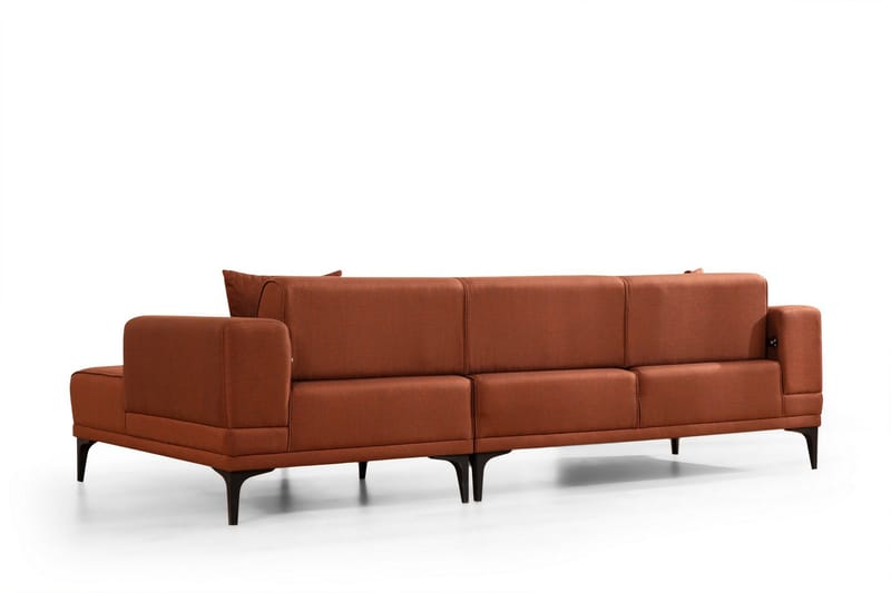 Naoko Bäddsoffa med divan - Röd - Möbler - Vardagsrum - Bäddsoffor - Hörnbäddsoffa