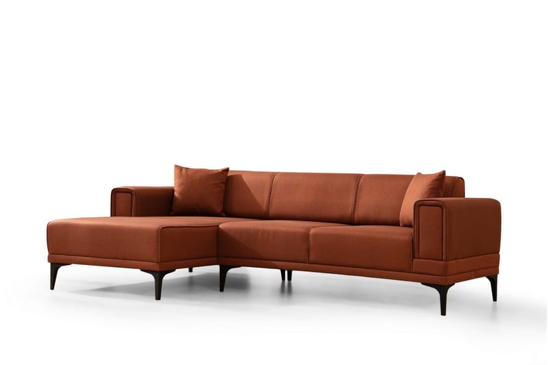 Naoko Bäddsoffa med divan Röd - Möbler - Vardagsrum - Bäddsoffor - Hörnbäddsoffa