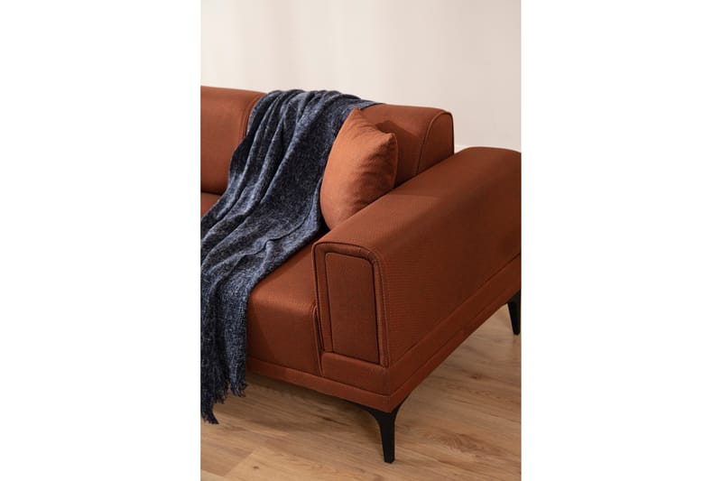 Naoko Bäddsoffa med divan Röd - Möbler - Vardagsrum - Bäddsoffor - Hörnbäddsoffa