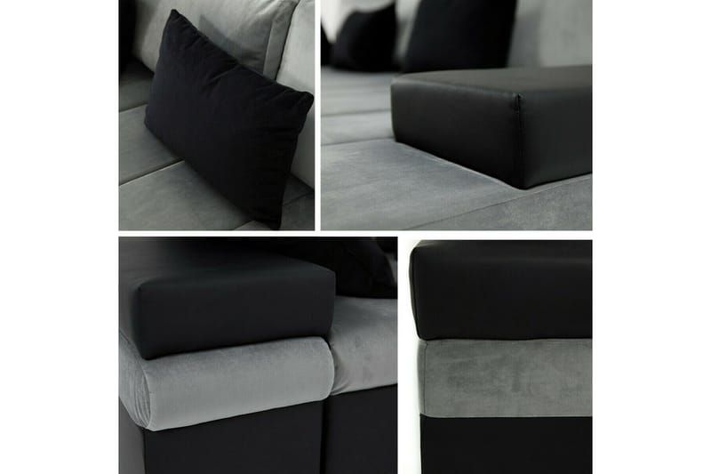 Naoma 3-sits Höger L-formad Bäddsoffa med Schäslong i Bouclé - Beige - Möbler - Vardagsrum - Bäddsoffor