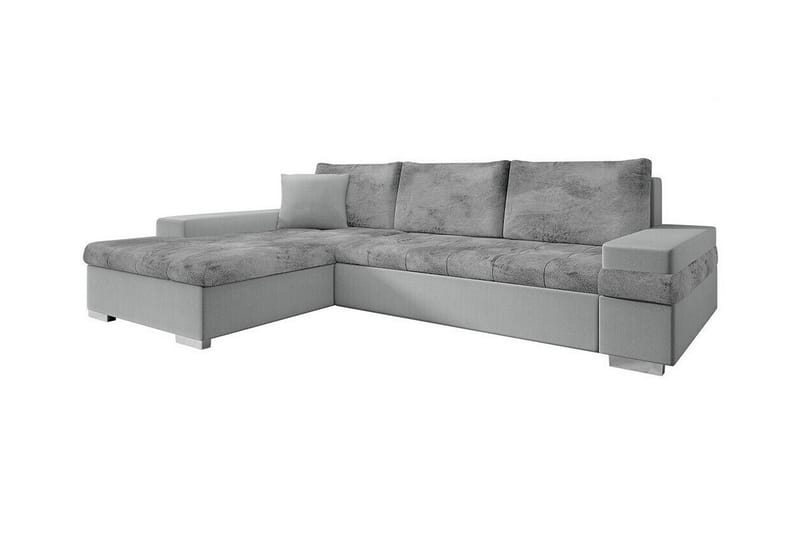 Naoma 3-sits Hörnbäddsoffa Ljusgrå - Möbler - Vardagsrum - Bäddsoffor