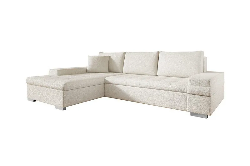 Naoma 3-sits Hörnbäddsoffa NO_BRAND Acacia||White