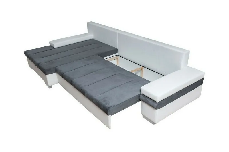 Naoma 3-sits Hörnbäddsoffa NO_BRAND beige - Möbler - Vardagsrum - Bäddsoffor