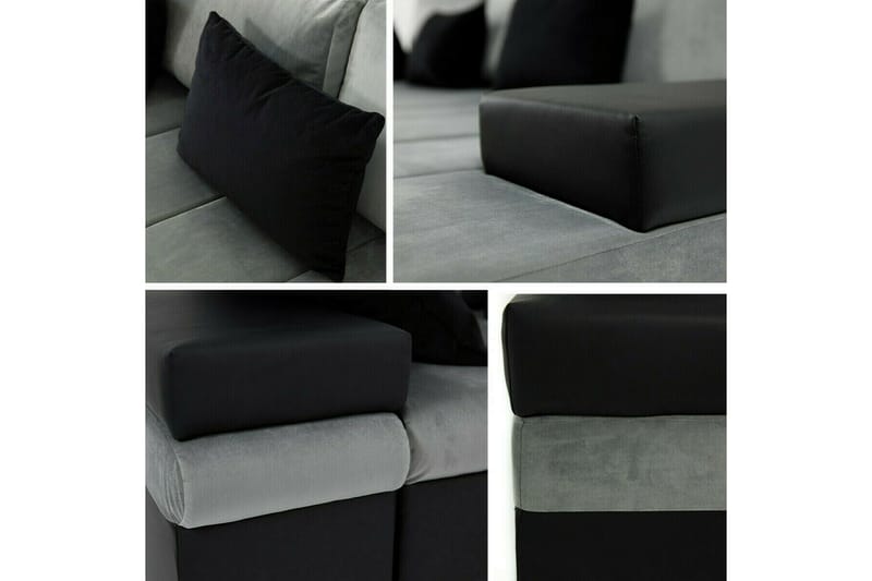 Naoma 3-sits Hörnbäddsoffa Rosa - Möbler - Vardagsrum - Bäddsoffor - Hörnbäddsoffa