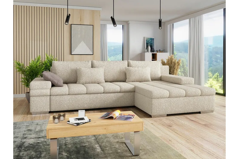 Naoma 3-sits Hörnbäddsoffa - Möbler - Vardagsrum - Bäddsoffor