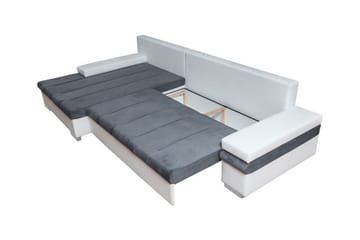 Naoma 3-sits Vänster L-formad Bäddsoffa med Schäslong i Bouclé - Beige - Möbler - Vardagsrum - Bäddsoffor