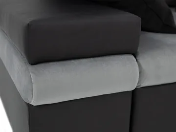 Naoma 4-sits Bäddsoffa divan höger med förvaring - grå - Möbler - Vardagsrum - Bäddsoffor