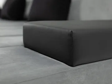 Naoma 4-sits Bäddsoffa divan höger med förvaring - grå - Möbler - Vardagsrum - Bäddsoffor