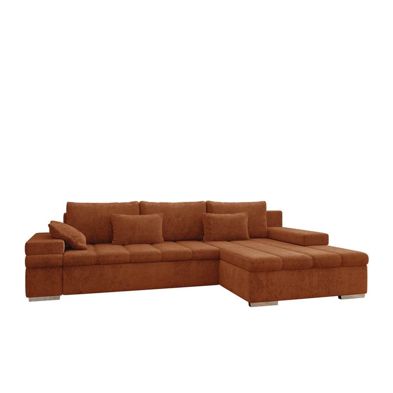 Naoma 4-sits Bäddsoffa divan höger med förvaring
