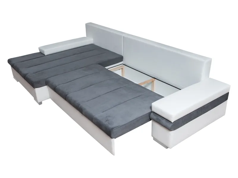 Naoma 4-sits Bäddsoffa divan vänster med förvaring - Möbler - Vardagsrum - Bäddsoffor