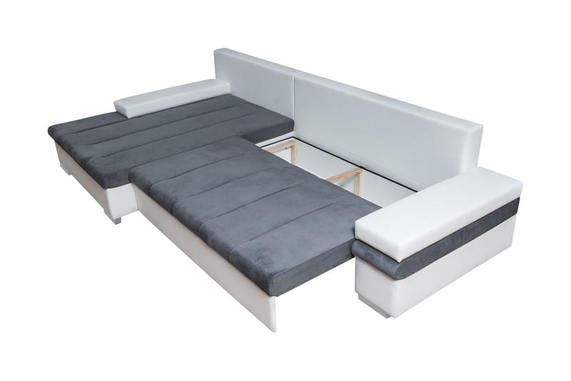 Naoma Bäddsoffa m. Divan 3-sits - Svart - Möbler - Vardagsrum - Bäddsoffor
