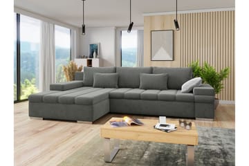 Naoma Bäddsoffa med Divan 4-sits - Grå - Möbler - Vardagsrum - Bäddsoffor