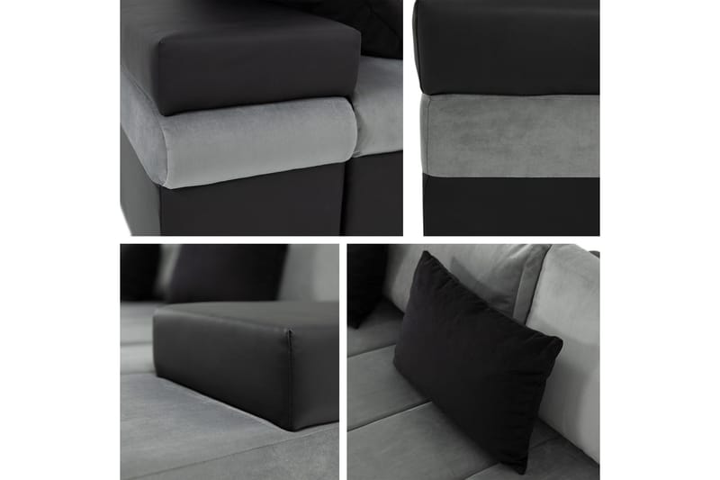 Naoma Bäddsoffa med Divan 4-sits - Gul - Möbler - Vardagsrum - Bäddsoffor