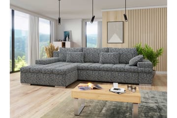 Naoma Bäddsoffa med Divan 4-sits - Marinblå - Möbler - Vardagsrum - Bäddsoffor
