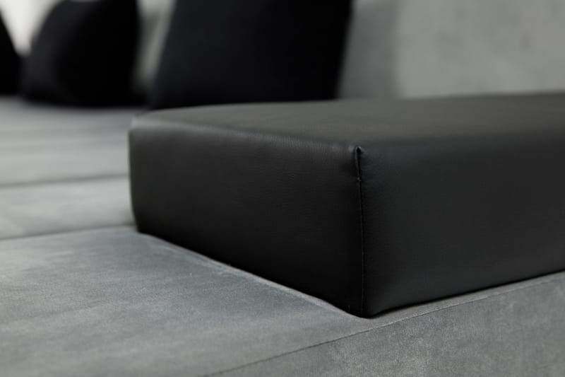 Naoma Divanbäddsoffa 310x175x83 cm - Grå - Möbler - Vardagsrum - Bäddsoffor