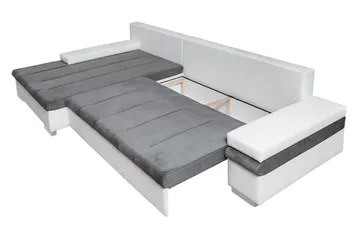 Naoma Divanbäddsoffa 310x175x83 cm - Grå - Möbler - Vardagsrum - Bäddsoffor