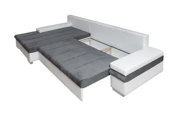Naoma Divanbäddsoffa 310x175x83 cm - Grå - Möbler - Vardagsrum - Bäddsoffor