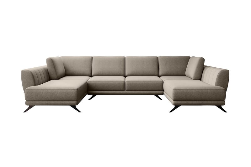 Naoya Bäddsoffa Dubbelschäslong Beige - Möbler - Vardagsrum - Bäddsoffor