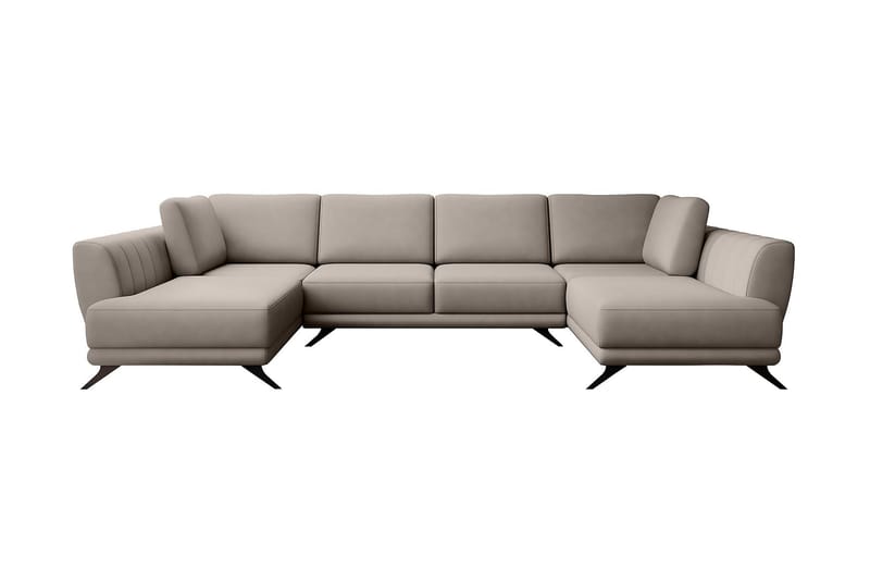 Naoya Bäddsoffa Dubbelschäslong Ljusbeige - Möbler - Vardagsrum - Bäddsoffor