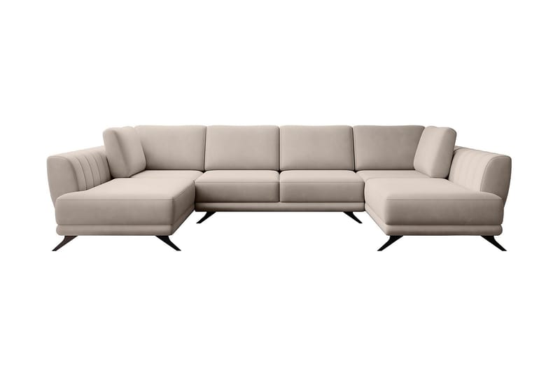 Naoya Bäddsoffa Dubbelschäslong Ljusbeige - Möbler - Vardagsrum - Bäddsoffor