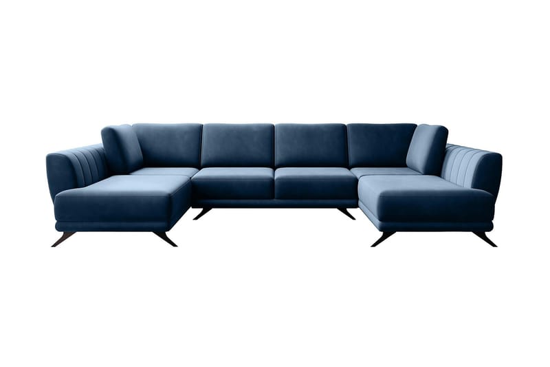 Naoya Bäddsoffa Dubbelschäslong Mörkblå - Möbler - Vardagsrum - Bäddsoffor
