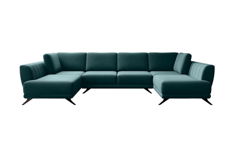 Naoya Bäddsoffa Dubbelschäslong Mörkgrön - Möbler - Vardagsrum - Bäddsoffor