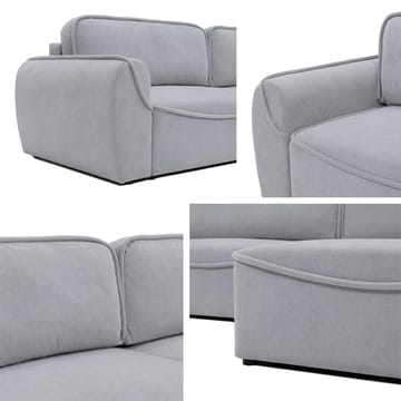 Navrel 3-sits Bäddsoffa med Divan och förvaring - Beige - Möbler - Vardagsrum - Bäddsoffor