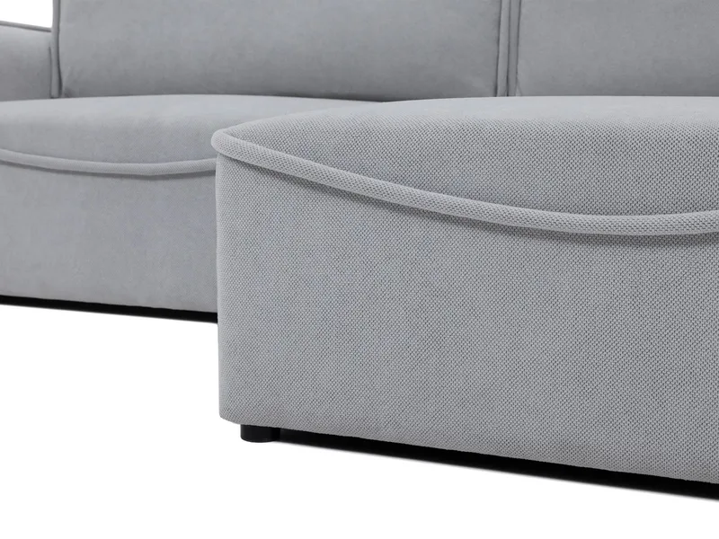 Navrel 3-sits Bäddsoffa med Divan och förvaring - Blå - Möbler - Vardagsrum - Bäddsoffor - Hörnbäddsoffa