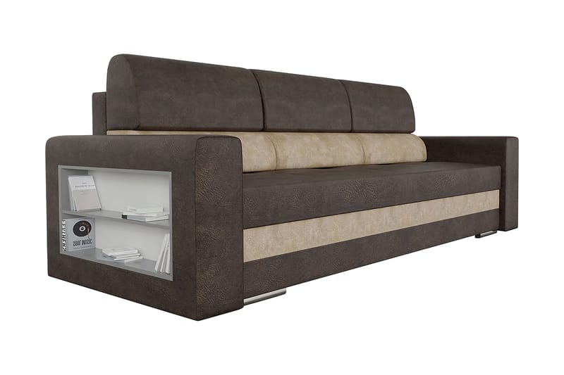 NEMO Bäddsoffa 236x92x88 cm - Brun - Möbler - Vardagsrum - Bäddsoffor